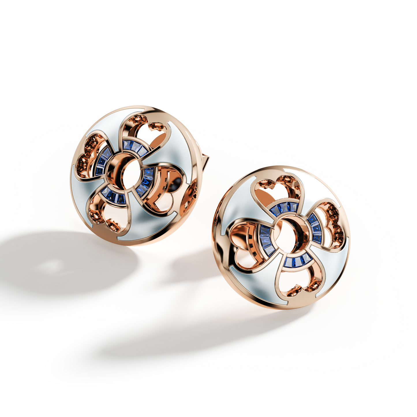 Lucky Blue Sapphire Earring