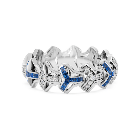 Pointer Blue Sapphire Ring