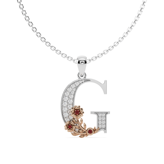Everbloom Initials Pendant "G"