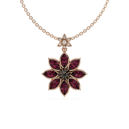 Flowever Ruby Pendant