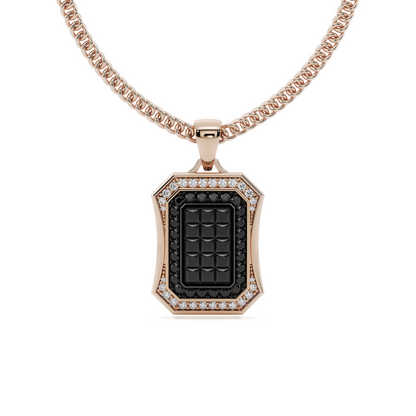 Monolith Black Diamond Pendant