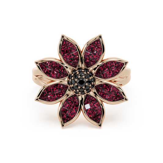 Flowever Ruby Ring