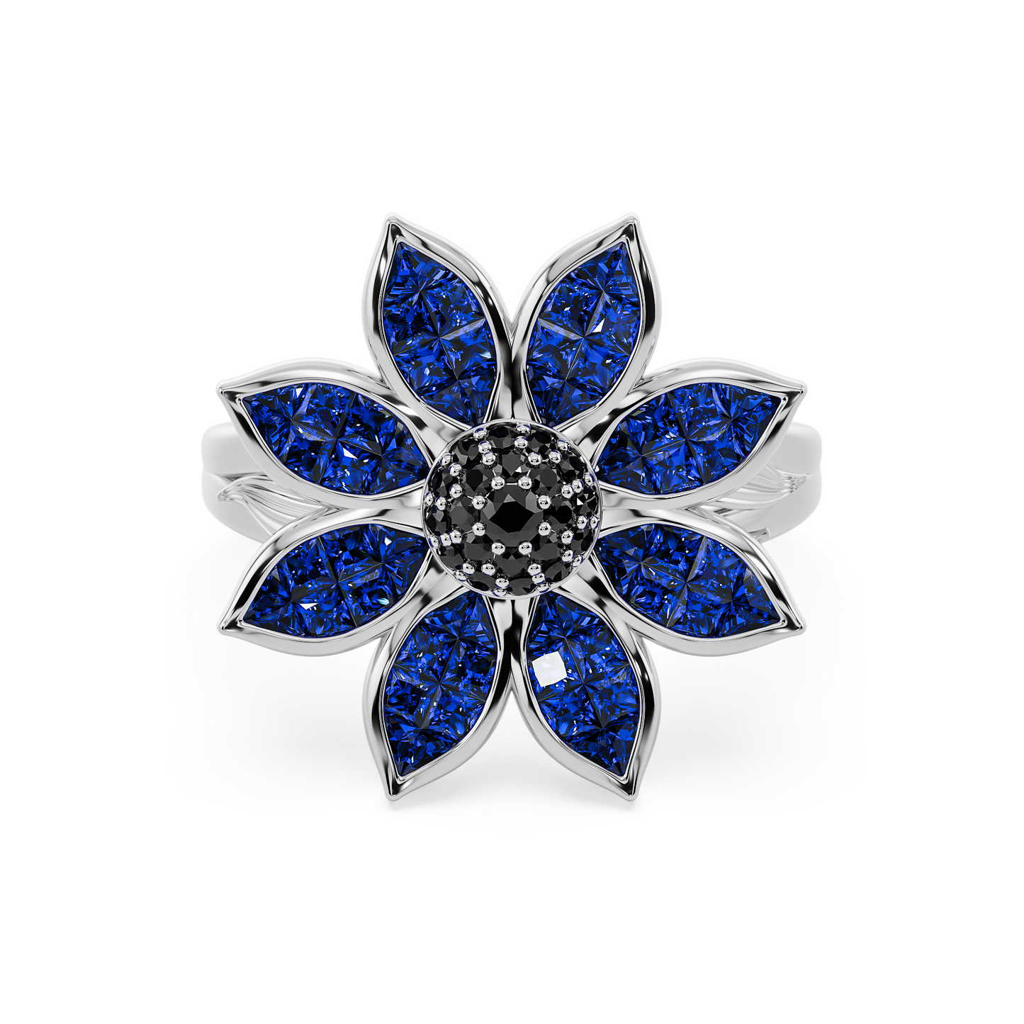Flowever Blue Sapphire Ring