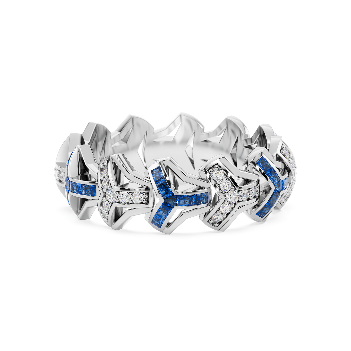 Pointer Blue Sapphire Ring