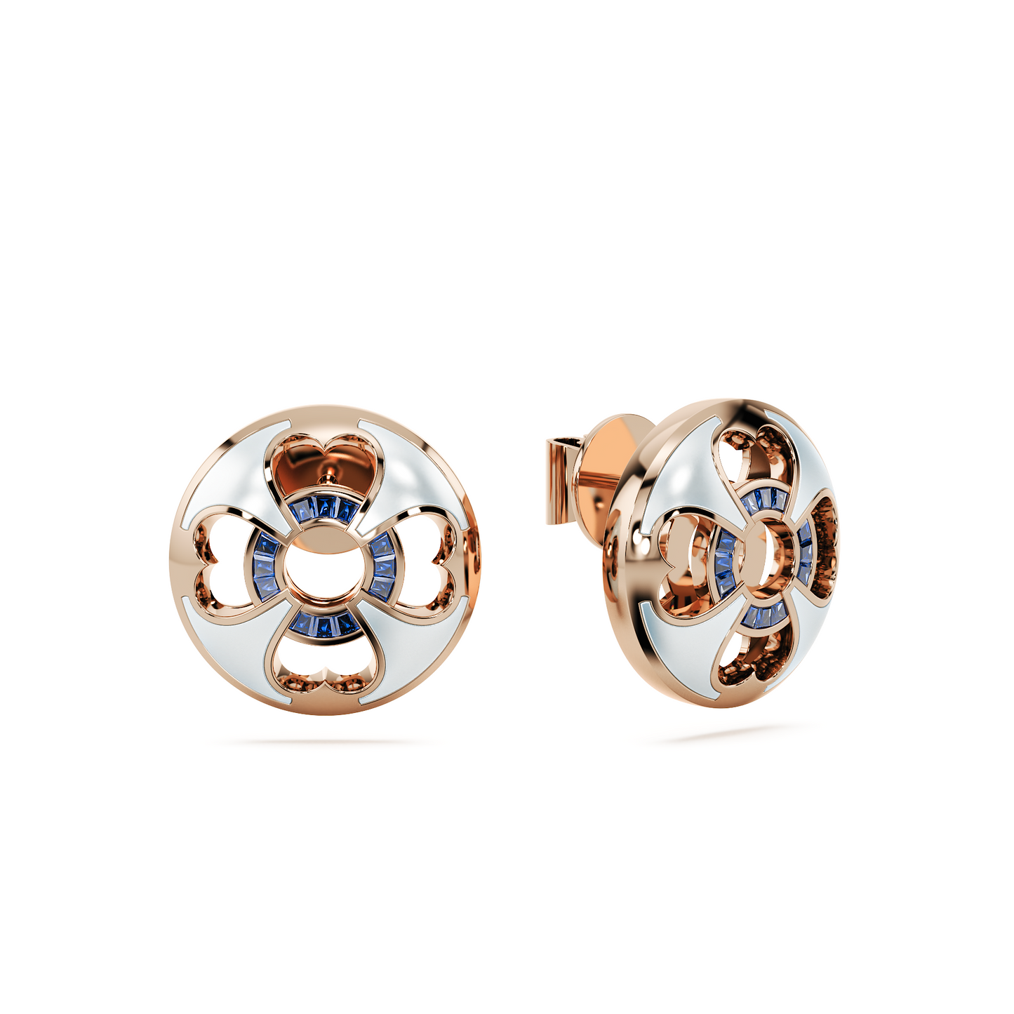 Lucky Blue Sapphire Earring