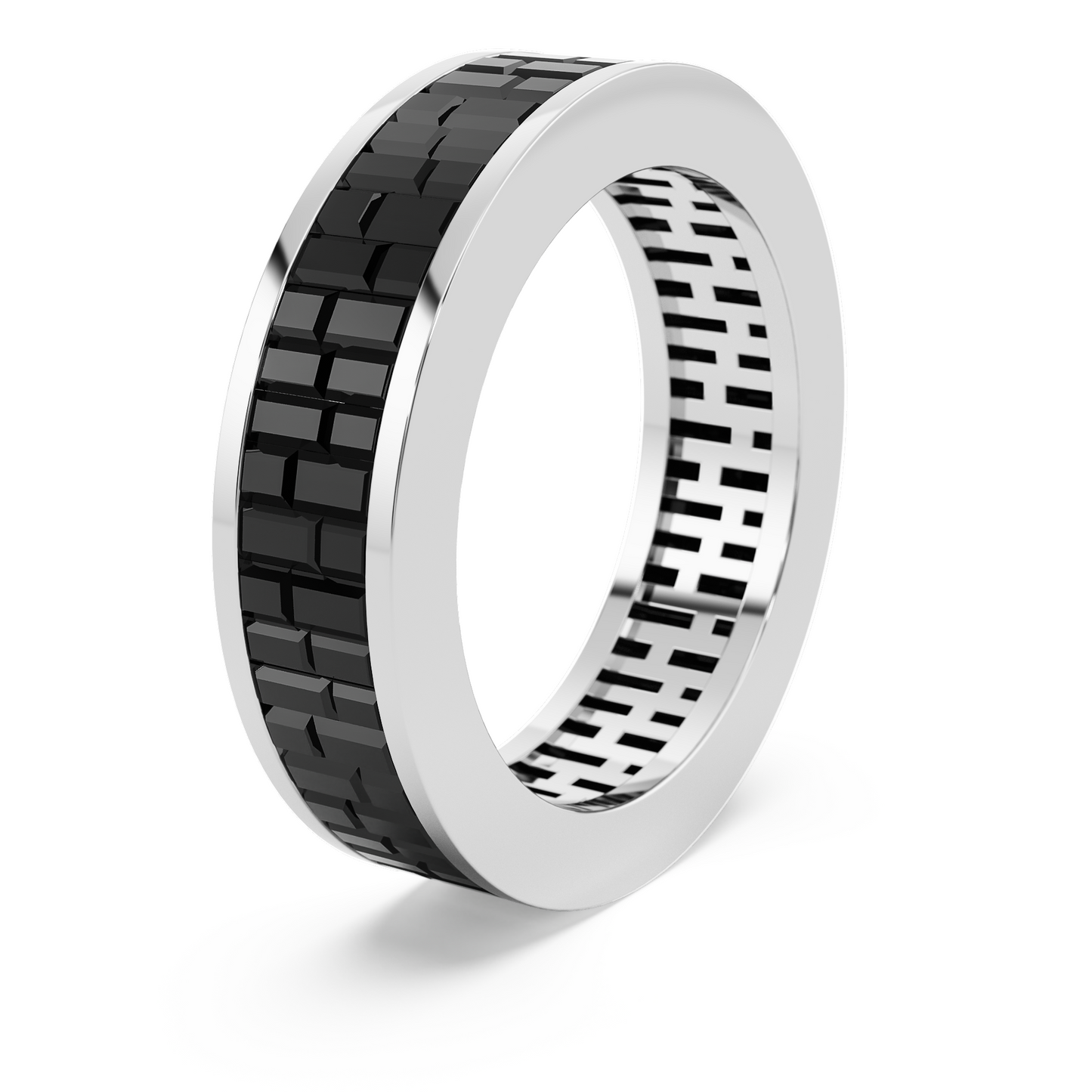 Messy Day Black Diamond Ring