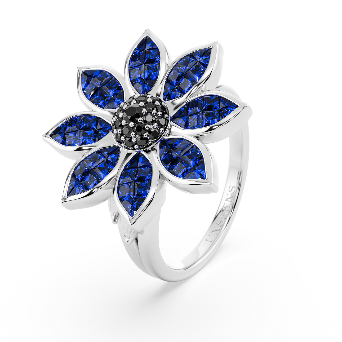 Flowever Blue Sapphire Ring