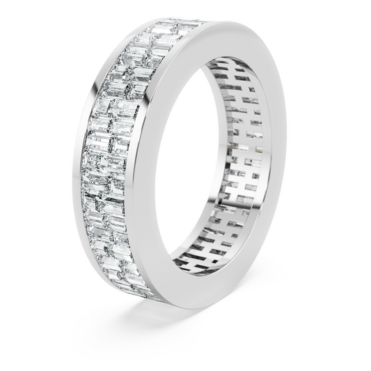 Messy Day White Diamond Ring