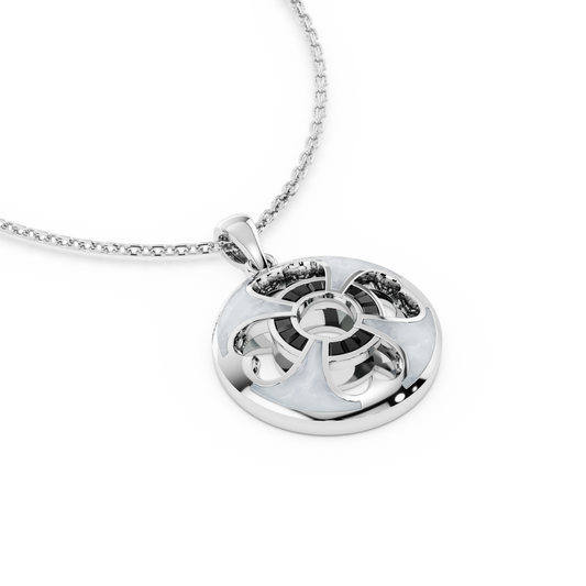 Lucky Black Diamond Pendant