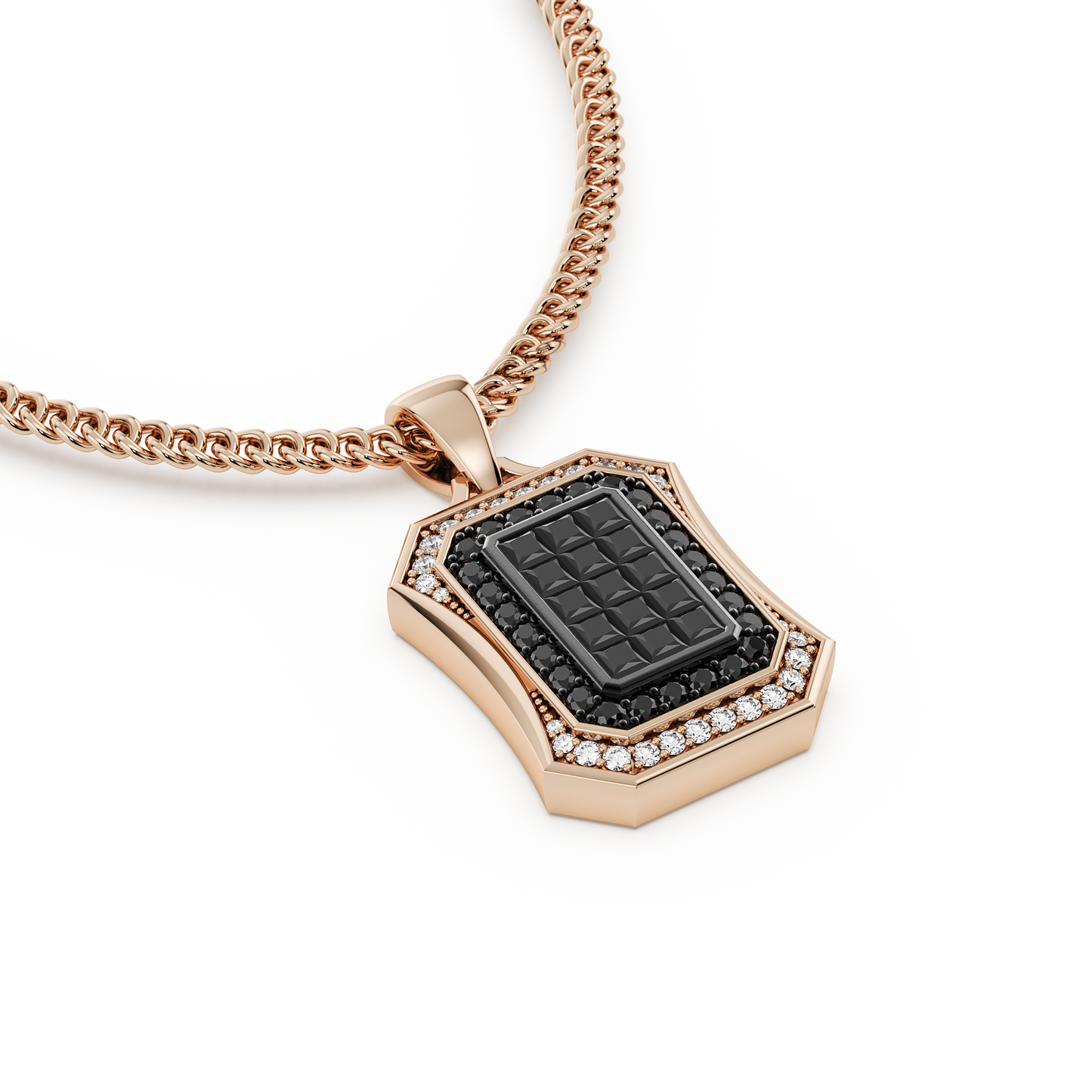 Monolith Black Diamond Pendant
