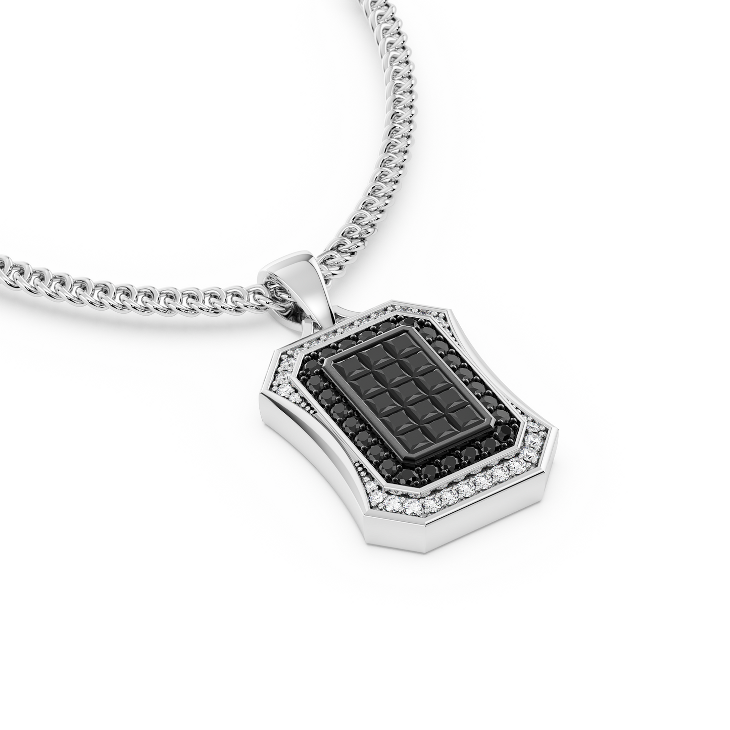 Monolith Black Diamond Pendant
