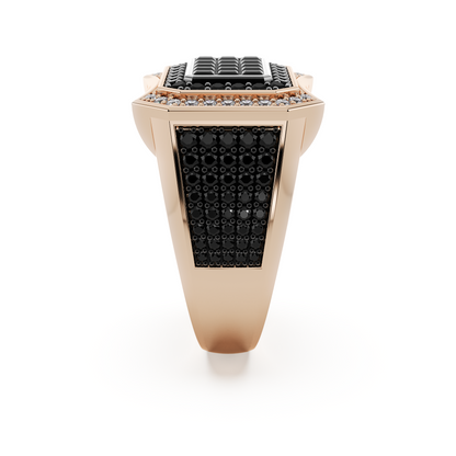 Monolith Black Diamond Ring