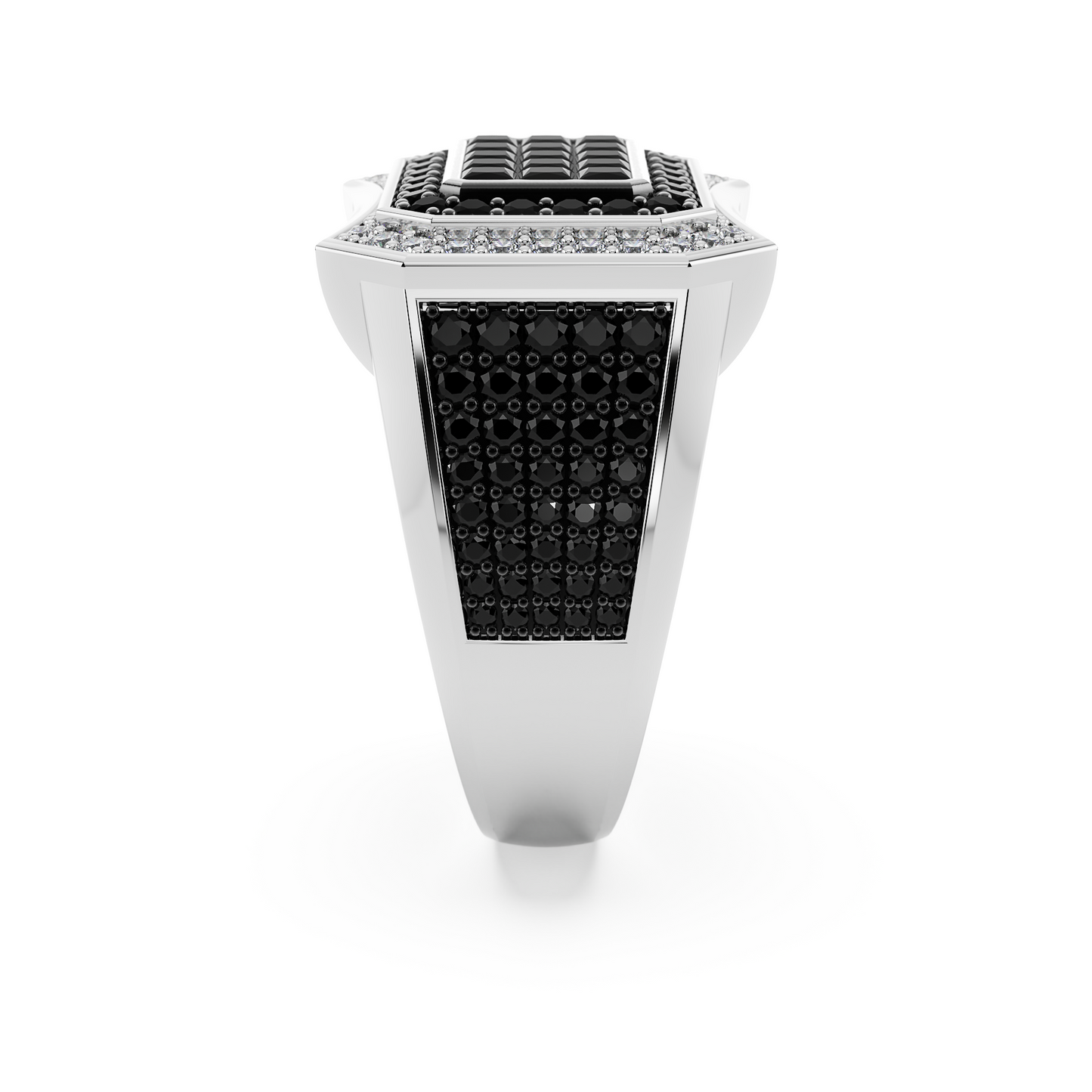 Monolith Black Diamond Ring