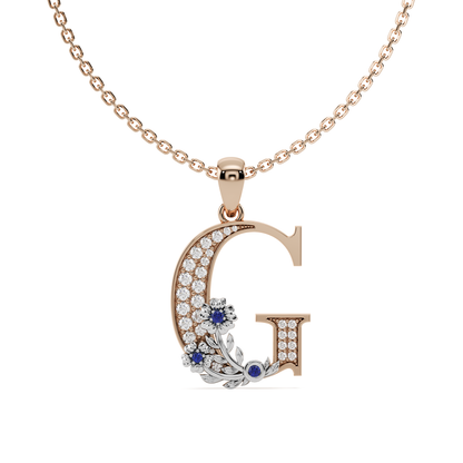 Everbloom Initials Pendant "G"