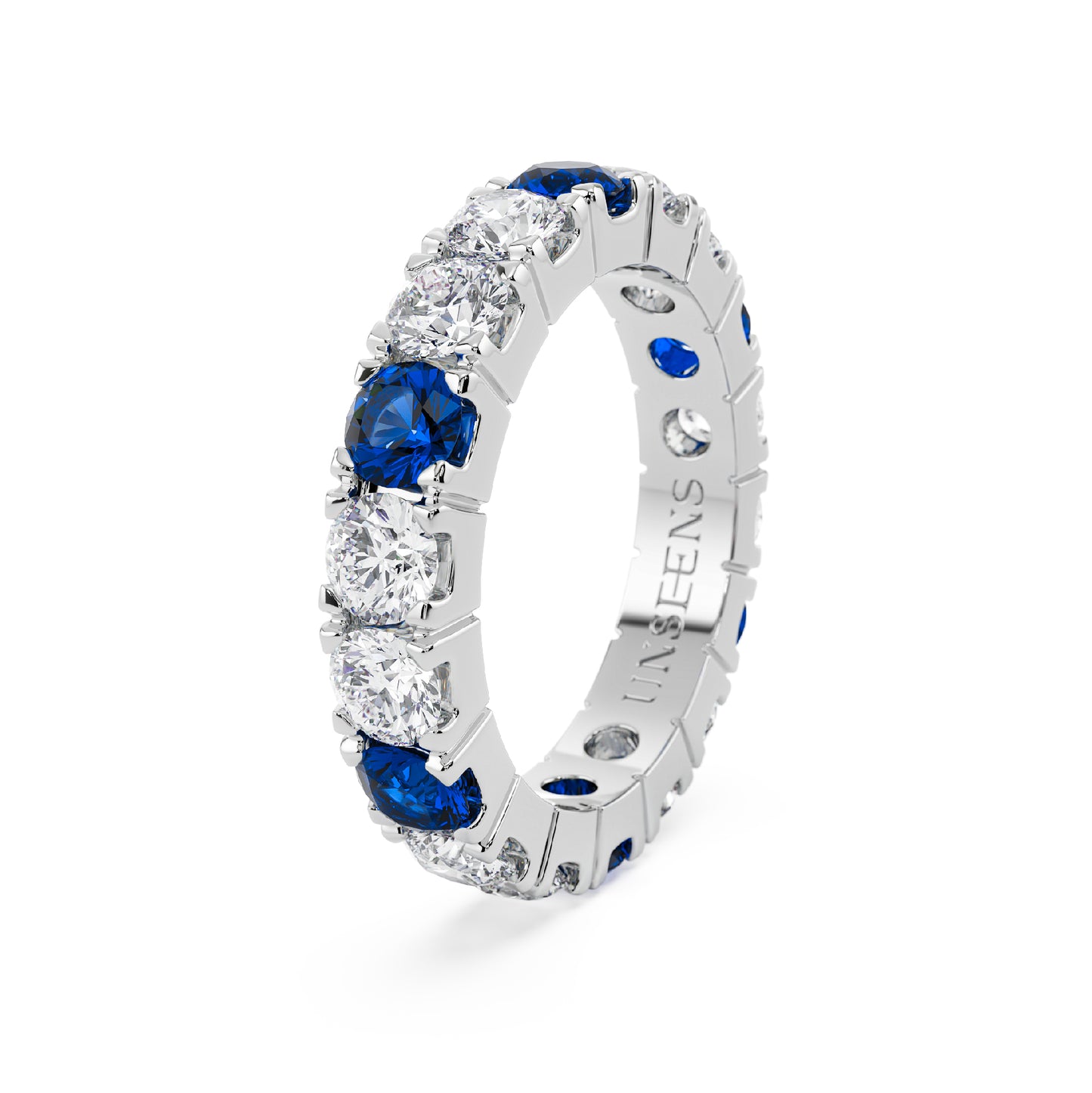 Fruity Blueberry Blue Sapphire Ring