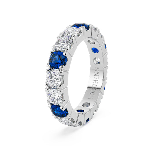Fruity Blueberry Blue Sapphire Ring