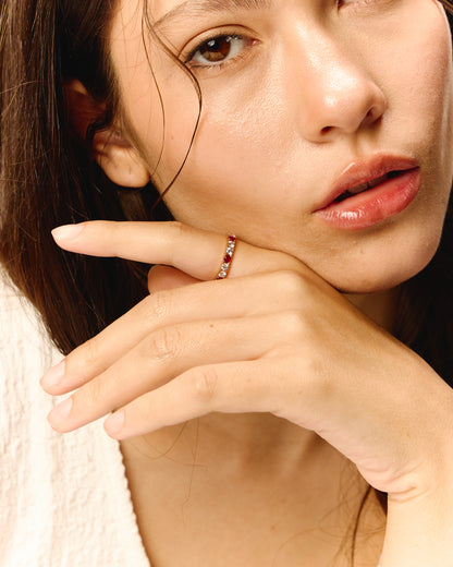 Fruity Pomegranate Ruby Ring